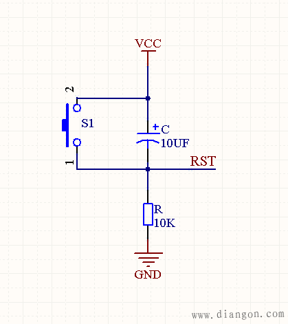单片机上电复位电路原理