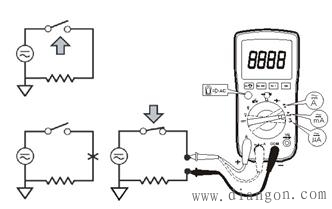 数字万用表测电流图解