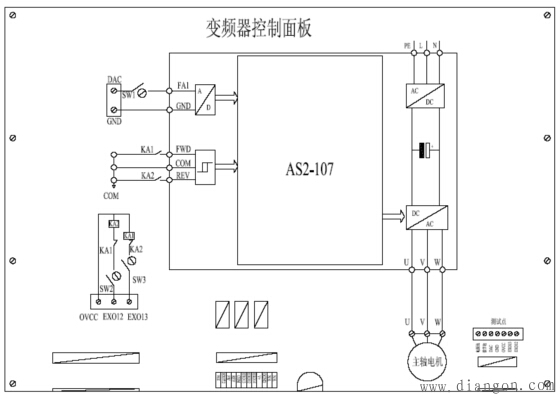 变频电机控制系统的组成和控制原理