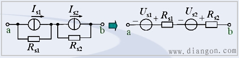 实际电源模型间的等效互换解题规律总结