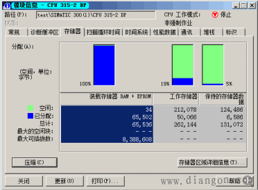 S7-300内存满