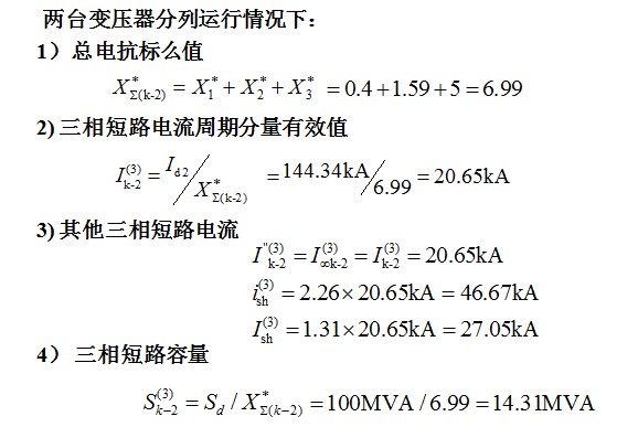 短路电流计算案例解析