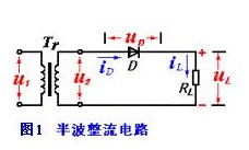 简单的半波整流电路