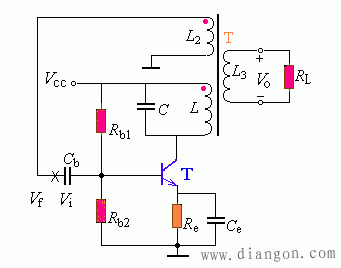 变压器反馈LC振荡电路