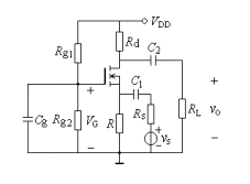 场效应三极管共栅极基本放大电路