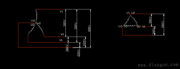 负载Y联结三相电路中相电流等于相电流 三角形联结时相电压=线电压