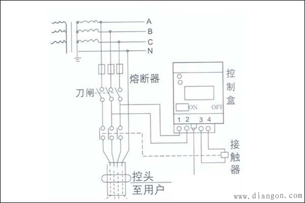 漏电保护器接线图