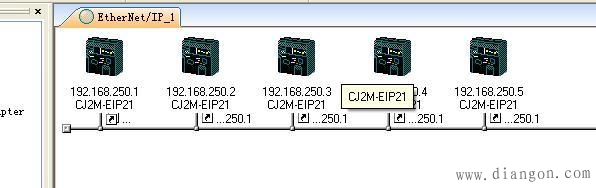 欧姆龙CJ2M系列PLC与PLC之间的数据相互读取设定
