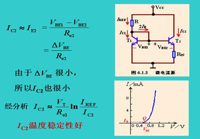 集成电路运算放大器中的恒流源