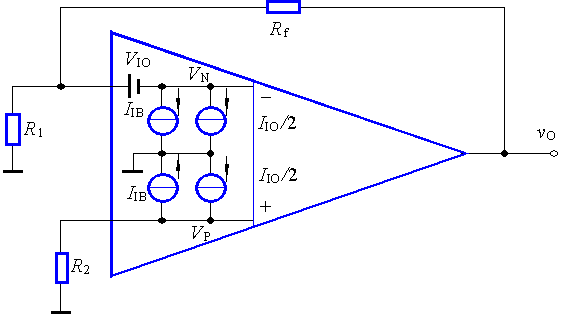 输入失调电压、输入失调电流对运算电路的影响