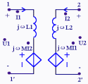 互感元件相量模型