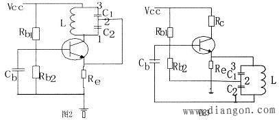 两个电容三点式的振荡电路