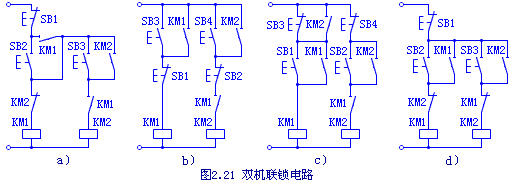 电动机电气联锁控制电路图解