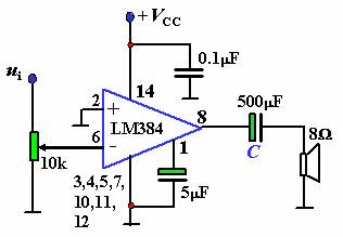 LM384的原理电路