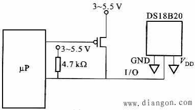 一线制数字温度传感器DS18820及其应用