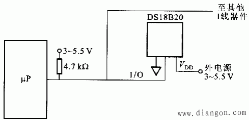 一线制数字温度传感器DS18820及其应用