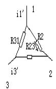 电阻的Ｙ形与△形联接及等效变换