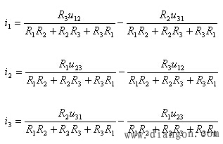 电阻的Ｙ形与△形联接及等效变换
