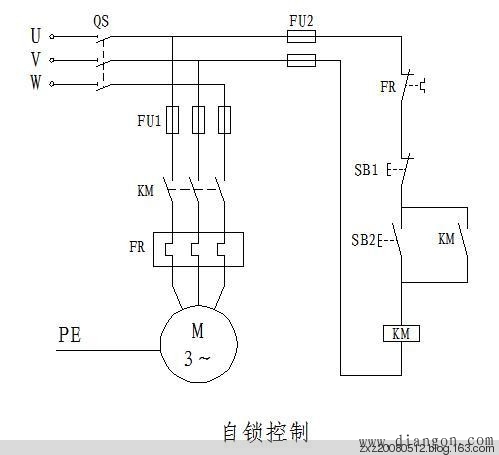 三菱PLC自锁控制程序编程实例