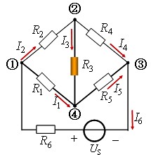 运用支路电流法列写电路方程