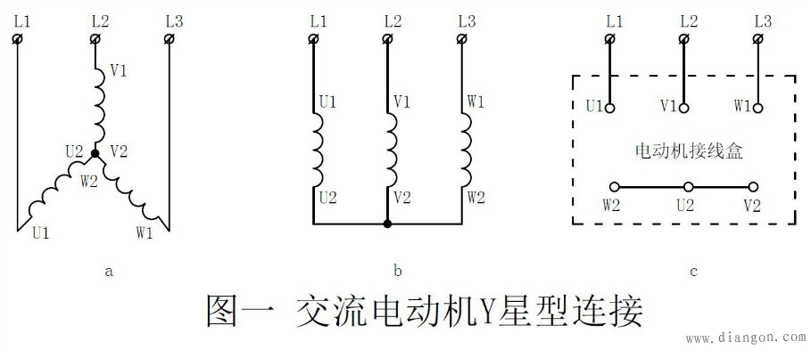 三相异步电动机绕组接线图和首末端判断方法图解