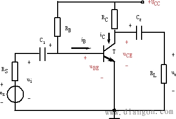共发射极基本交流放大电路