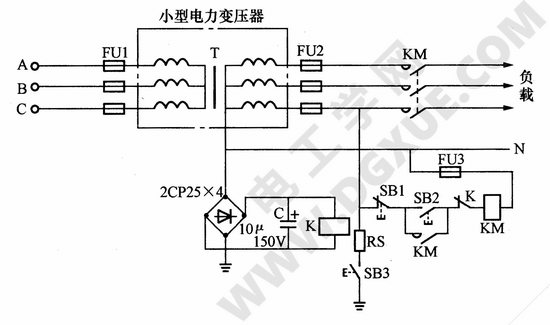 电压型低压触电保护器应用电路图解