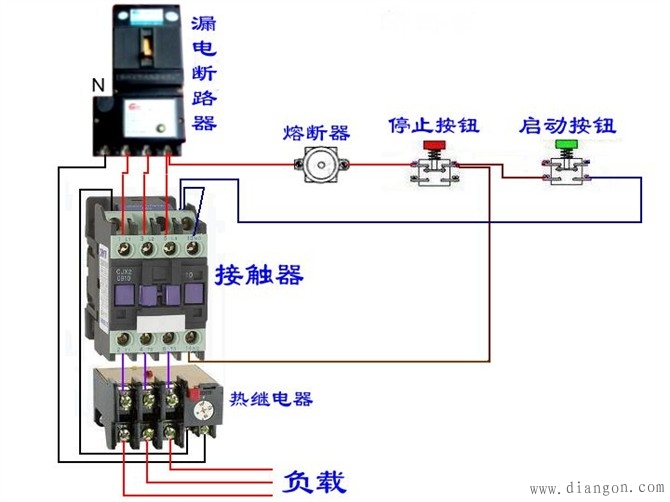 电工最常见电路_电工常见电路接线图_电工最常见电路的实物接线图集