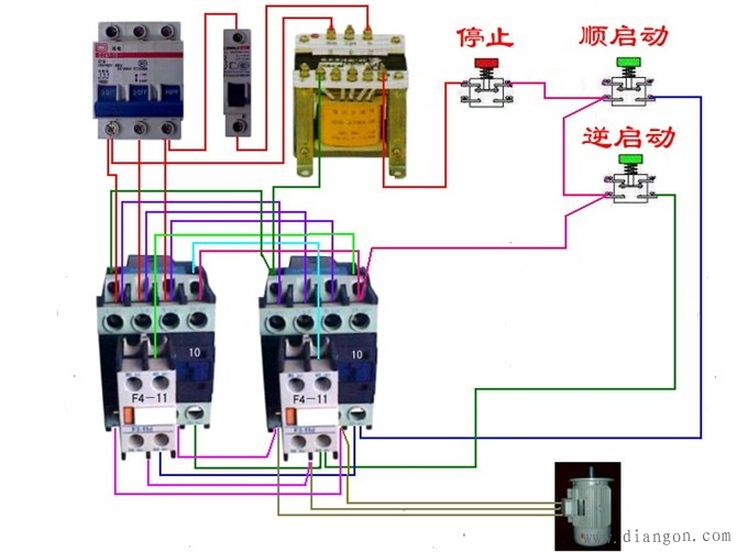 电工最常见电路_电工常见电路接线图_电工最常见电路的实物接线图集