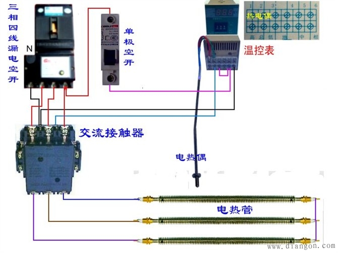 电工最常见电路_电工常见电路接线图_电工最常见电路的实物接线图集