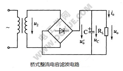 桥式整流滤波电路：电容滤波