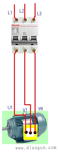 电动机正反转控制电路_三相电机正反转电路图_正反转接线图正反转电路图及原理