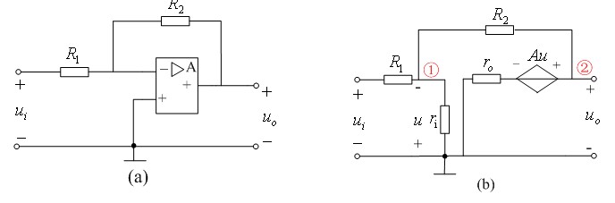 实际运算放大器的电路模型
