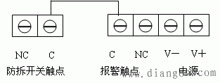 入侵报警探测器的安装