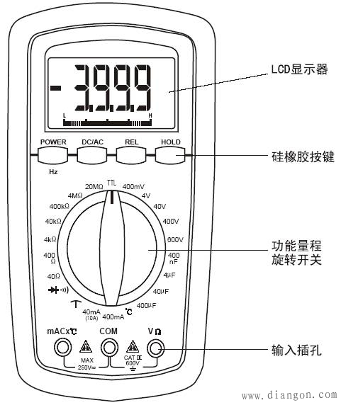 VC101数字万用表使用说明