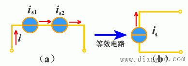 电压源、电流源的串联和并联
