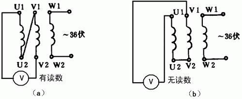 三相异步电动机定子绕组的首尾端判别方法