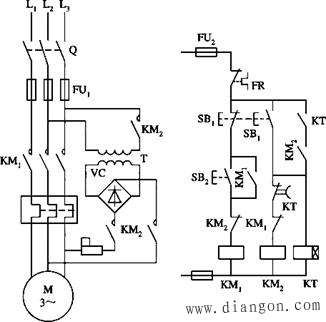 三相电动机制动控制线路