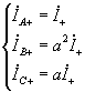 三相变压器的不对称运行对称分量法（以电流为例）