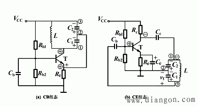 电容三点式LC振荡电路
