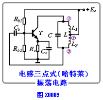 电感三点式振荡电路