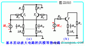 基本差动放大电路的动态分析