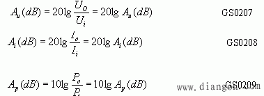 放大电路的性能指标