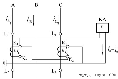 电流互感器与电流继电器的接线方式