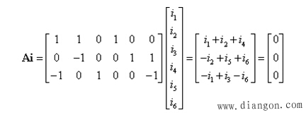 关联矩阵与节点电流定律