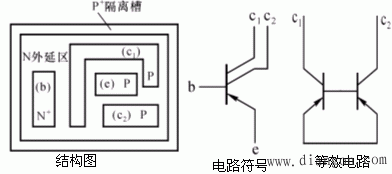 多集电极管与多发射极管