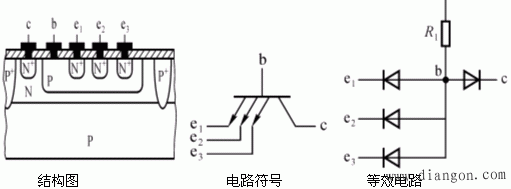 多集电极管与多发射极管