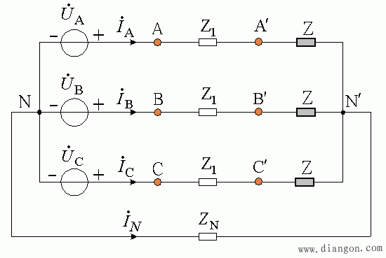 对称三相电路的计算