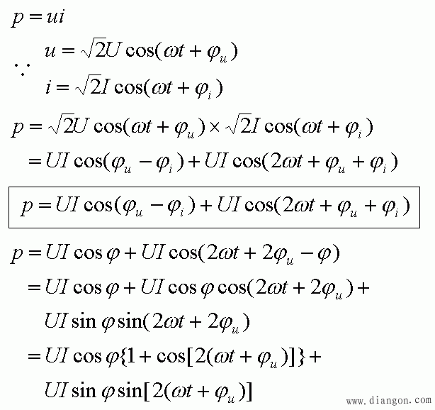 正弦稳态电路的功率