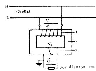 电压互感器接线方式和原理图